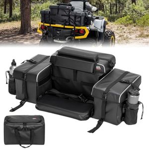 KEMIMOTO Upgraded 85L ATV Bag with Cooler, Built-in Metal Support Frame