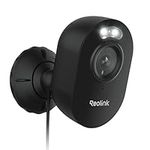 Reolink WiFi Camera Outdoor Lumus 4MP, Spotlight Camera Plug-in, 2.4/5GHz WiFi CCTV Security Camera, Smart AI Detection, Color Night Vision, Cloud/SD Card for 24/7 Protection, Black