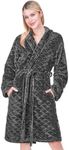 PAVILIA Dark Gray Womens Robes Ligh