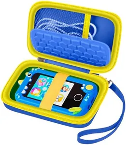 ALKOO Kids Toy Smartphone Case Compatible with Kikapabi/for Joozfee/for dancingcow/for Prysyedawn, Learning Toys Holder for Toddler Play Cell Phone, SD Card, Over 7 Years Age (Blue)