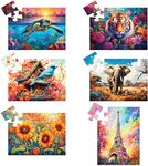 6 Pack 16 Large Piece Puzzles for S