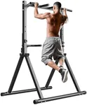 STACOO Foldable Pull Up Bar Pull Up Station,Power Tower with Triangular Structure, Multi-Functional Dip Station for Home Gym 300LB