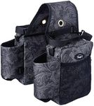 Tough 1 Printed Saddle Bag Black To