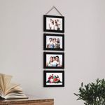 ArtX 4 Customized Photo Frames With Photo Upload, Wall Hanging Photo Frame, Personalised Wall Room And Home Decor Gift, 4x6, Personalised Photo Print With Frame, Set Of 1