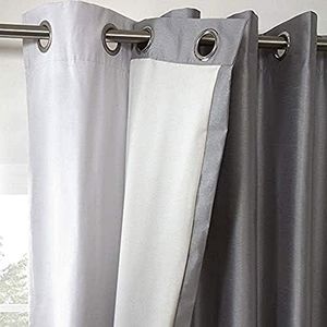 Emma Barclay Total Blackout Eyelet Curtain Linings - Width 46 x Drop 51" (116 x 129cm)