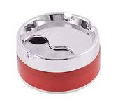 LEGION Plastic crome Finish Cigarette Ashtray Smoking for Home, Office and car (Multicolor)