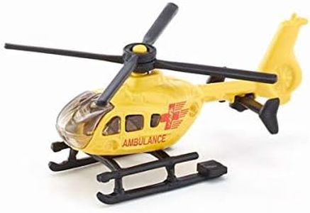 siku 0856, Helicóptero de rescate, Metal/Plástico, Amarillo, Rotores giratorios