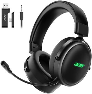Acer Wireless Gaming Headset with Zero-Latency for PS5,PC,Switch-40H Batt