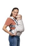 Boba X Baby Carrier - Adaptable, Micro-Adjustable Soft Structured Backpack for Babies 7-45 lbs (Organic Stone)