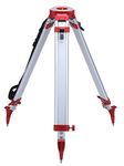 Surveying Tripod, Aluminum Survey Tripod with 5/8-Inch 11-Threaded Flat Head Quick Clamp for Total Station Theodolite Auto level (AT10)