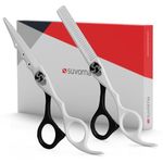 Suvorna Hair Cutting Scissors Professional with Thinning Shears for Hair Cutting | 2 Pcs Hair Cutting Shears | RightHand Professional Hair Scissors | Barber Shears Set | Hair Shears Professional