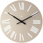 Alessi Aleesi 12 G Firenze Wall Clock, Gray