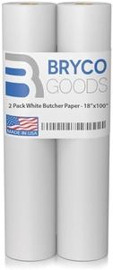 White Butcher Paper Roll 18"x150' - Peach Butcher Paper for Smoking Meat, and Butcher Paper Smoker - USA Made Butcher's Paper - Pink Butcher Paper Roll for Smoking