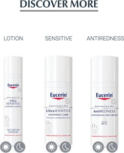 Eucerin AntiRedness Tinted Day Cream SPF 25, 50ml – Redness-Reducing Moisturiser for Sensitive Skin