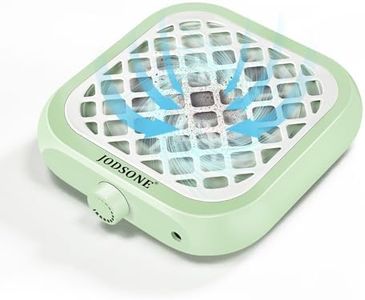 JODSONE 6000RPM Mini Nail Dust Collector Low Noise Powerful Suction Portable Nail Salon with 30 Filters