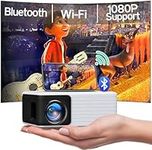 Mini Projector with WiFi Bluetooth,