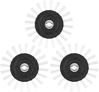 Grout Groovy! Replacement Brush Wheels 3-Pack – Nylon Cleaning Brush Heads Machines, Indoor Cleaner Tool for Tile, Bathroom, Kitchen Floors, Easy Scrubbing Solution