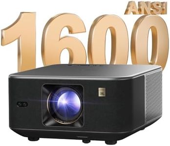 Yaber K3 Smart Beamer 【1600 ANSI & Google TV & Sound by JBL】 Tageslicht Beamer mit WiFi 6 & Bluetooth, Handy Projektor für Heimkino&Outdoor, Auto-Bildeinstellung, Netflix & 7000+ Apps (Silbergrau)