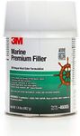 3M Marine Premium Filler, 46005 1 qt , White