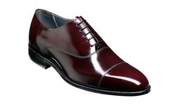 BARKER Winsford Oxford Dress Shoes - Men's Luxury Oxfords Derby Shoes Burgundy