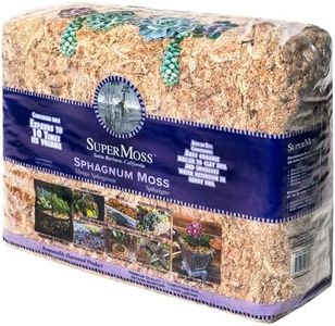 SuperMoss (22330) Orchid Sphagnum Moss Dried, Natural, 2.1lbs Small Bale