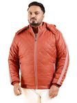 Hardsoda Men's Quilted Jacket (0323-HSJKT13-03_Rust_4XL)