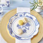 Kate Aspen Blue Willow, 9 Inch, 9 in. Decorative Premium Paper Plates (Set of 16)