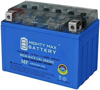 Mighty Max Battery YTZ14SGEL -12 Volt 11.2 AH, GEL Type, 230 CCA, Rechargeable Maintenance Free SLA AGM Motorcycle Battery