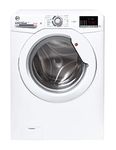 Hoover H-Wash 300 H3D4852DE Freestanding Washer Dryer, Sensor Dry, 8 kg/5 kg Load, 1400 rpm, White