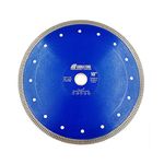 SHDIATOOL Diamond Saw Blade 10- Inch Mesh Turbo Cutting Disc for Tile Porcelain Ceramic Marble Brick with X Continuous Rim Segment