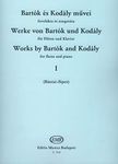 Partitions classique EMB (Editio Musica Budapest) BARTOK B. - WORKS BY BARTOK AND KODALY VOL.1 - FLUTE ET PIANO Flûte traversière