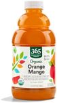 365 by Whole Foods Market, Organic 100% Juice, Flavored Juice Blend from Concentrate, Orange Mango, 32 Fl Oz