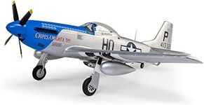 E-flite RC Airplane P-51D Mustang 1.2m BNF Basic (Transmitter, Battery and Charger Not Included) with AS3X and Safe Select “Cripes A’Mighty 3rd”, EFL089500