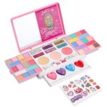 Anpro Kids Makeup Kit for Girls, Real Washable Cosmetic Beauty Toy with Mirror and Stickers, Safe & Non-Toxic Makeup Set for 3-12 Year Old Kids Toddler Girl Toys