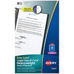 Avery Diamond Clear Heavyweight Sheet Protectors, Holds 8.5" x 14" Sheets, Legal Size, Easy Load, 25ct (73897)