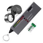 HMJOY Diamond Tester, Hight Accuracy Jewelry Diamond Tester + 40X Jewelers Loupe, Professional Diamond Selector for Novice and Expert Jewelry Diamond Tester Pen