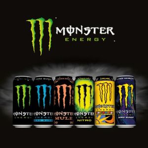 Monster Energy Drink, 9 x 500ml Cans – Original