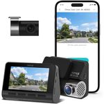 70mai A800S True 4K Dual Channel Car Dash Camera, 2160P Front & 1080P Rear, Built-in GPS Logger, IMX415 Sensor, ADAS, F1.8, 140° 7G Lens, 3D-DNR, 5GHz WiFi, Optional Parking Mode, Upto 128GB Supported