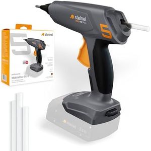 Steinel Pistolet à colle sans fil MobileGlue 5011, système de batterie CAS 18V, y compris 3 bâtons de colle 11 mm, 130°C/200°C