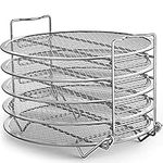 Dehydrator Rack Stand Accessories Compatible with Instant Pot Air Fryer Crisp Lid 6 Quart, Stainless Steel