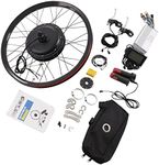 TOWOHIPPKI Electric Bicycle Conversion Kit, 72V 2000W Electric Bike Kit, 27.5" Rear Wheel Hub Motor 9-Gear Speeds E-Bike Conversion Kit with Mutifunction LCD Display