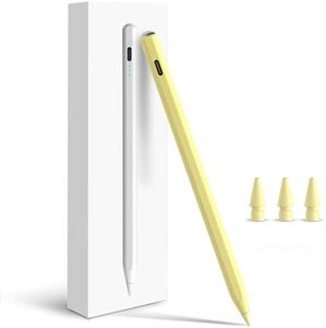 Stylus Pen for iPad, Fast Charge for Apple iPad Pencil, Palm Rejection, Tilt Sensitivity, Work for 2024-2018 iPad Air M2/5th-3rd, iPad Pro M4/13/12.9"/11", iPad 10/9/8/7/6th, iPad Mini 6/5th