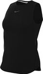 Nike Women's W NK ONE Classic DF Tank Vest, Black/Black, L