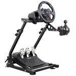 jxqqay Racing Wheel Stand (Updated Version) Height and Tilt Adjustable Steering Wheel Stand for G25, G27, G29, G920 PS4 Xbox T500D T3PA TGT Driving Simulator Cockpit