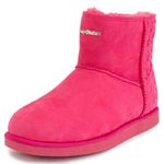 Juicy Couture Women's Boots Kave Slip On Winter Boots Warm Winter Booties Pink 7