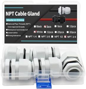 YQMIGU Cable Strain Relief, Starlink Cable Grommet 5PCS x NPT 3/4" Kit, Resistant To Common Solvents Such As Weak Acids And Oils