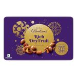 Cadbury Celebrations Rich Dry Fruit Collection Chocolate Gift Pack, 177 Gram