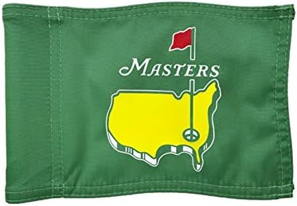 COGOLFING Augusta National Golf Flag Mini, 8x6 Inch, Double-Sided Silk-Screened, Fade-Resistant 420D Nylon, Ideal for Backyard Practice Putting Green, Green, 1-Pack