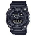 Casio Men's 53.00mm Quartz Watch with Black Analogue - Digital dial and Grey Resin Strap GA-900SKE-8AER