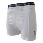 Kookaburra Unisex Kcc316y Jock Short With Integral Pouch Junior, White, Youths EU